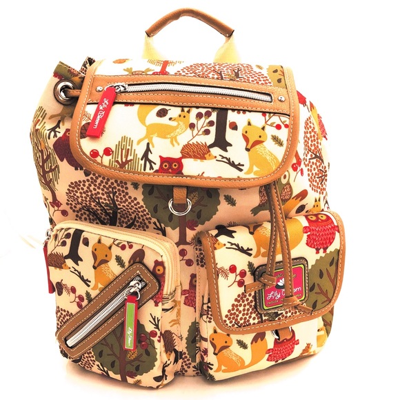 lily bloom owl backpack